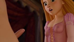 Long-Haired Beauty Takes Control: Rapunzel&#039;s Sensual Cowgirl &amp; Deep Throat Fantasy