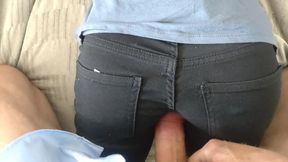 Dry Humping Tight Little Bubble Butt
