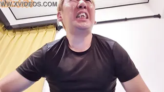 Guy uses anal toys in solo hardcore session