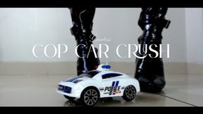 Domme Giantess Latex Boot Stomped Crushed Cop Car