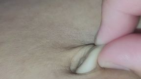 Watching a movie while I finger my belly button