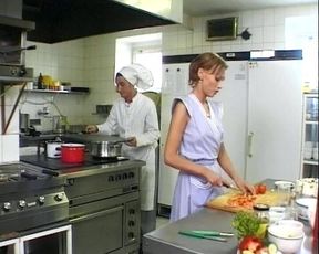 A Slim German Chick Gets Messy and Fucked by a Horny Chef