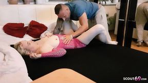 Real German couple has wild sex after party