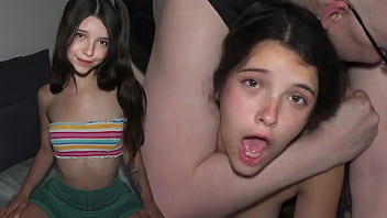 Curvy 18YO Spanish teen takes hard & fast pussy fucking