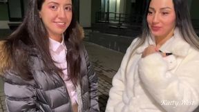 Threesome with Two Beauties After Inviting Friend Home for Sex