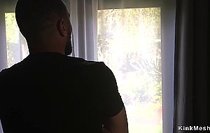 Big black cock man anal fucks babe