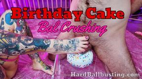 Pink Princess Birthday Cake Ball Compression - Rosa Rouge