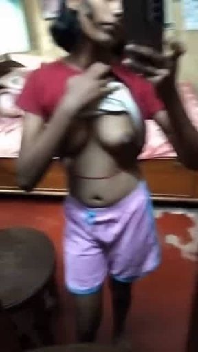 Sharanya dey boobs show