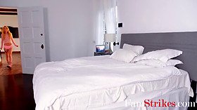 Young blonda stepsister gets punished for stealing- Kenzie Reeves
