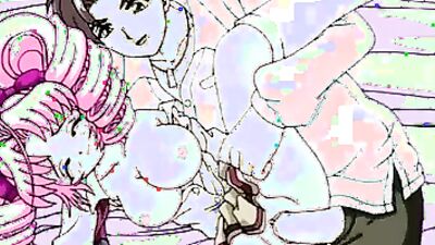 Watch this anime porn with a fat cock stretching out her tight pussy