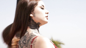 Inked Latina Model Oiled Up & Muff Pounded - ZeroTolerance