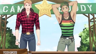 Adult gay game with some handsome anime guys available for action