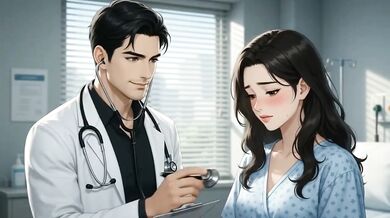 Doctor fucks patient loud moaning creampie hentai