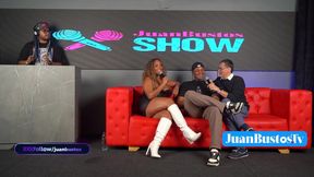 Carla Morelli ebony CULONA se come DOS VERGAS ENORMES en Juan�Bustos�Show