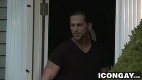 Two fit dudes getting naughty at home with hard ramming