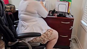 The upset customer sprayed his cum in my open mouth at the office , then I gagged on his big load, BBW SSBBW cum in mouth, BBW cum swallow, big fat ass, big booty, big butt, huge ass, cock cumming