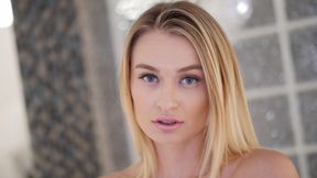 Blonde young stepsister uses anal toys & gets ass fucked