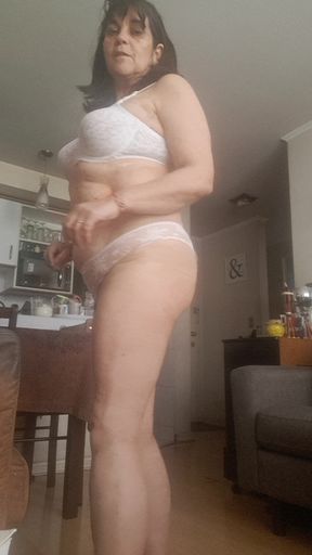 Hairs Are Sticking Out of MILF Panties