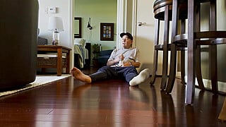 Wanking and Cumming in my Smelly Sock