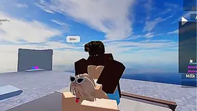White girl from Roblox meets a BBC (it ends badly)