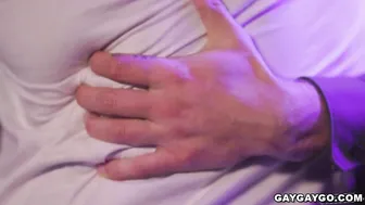 Handsome Dakota helps closeted doctor Dante explore gay bareback sex