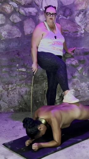 Stunning moment from &quot;Dominatrix Mistress April - Rosies welcome back Punishment&quot;