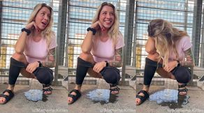 Mathema-Kitten Pee Peeing Public