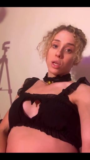 Black Lingerie Rock Hard Cock