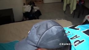 Creampied by scally lad with sneakers domination and jogging