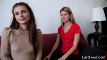 Gina Gerson & Kate Rich: Skinny Teen (18+) Threesome POV Delight