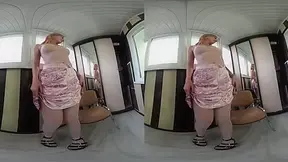 Agneta Masturbates Juicy Hairy Pussy On Balcony - Thick Blonde Big Ass Fingering