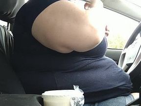 Drive through binge - BBW Feedee Amber Crystal