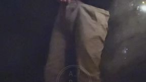 Pee desperation challenge: clothed amateur boy got his hands tied up by his flatmate to challenge him and prevent him to piss (in the restroom). Watch him wet his pants in the bathtub when he couldn't hold it any longer.