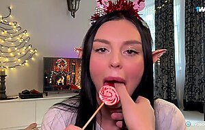 Eva soda, nymphomaniac eva soda jerked off with her legs on new year's eve and stained her feet in