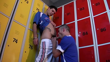 footballers fucking in boublic locker room