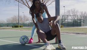 [PinkyXXX] Ebony Mystique Love and Basketball Sized Tits [1080p]