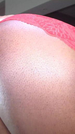 Lingerie Fuck with My Ebony Amateur Slut Creampied