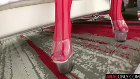 ANAL ONLY Slipping it in Lola Valentine's butt