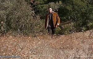 Cowboy fucks busty bound babes