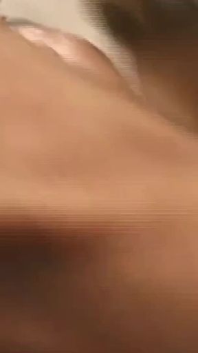 This Black Girl Masturbates with a Fake Cock While Watching Porn Then Gets Fucked by a Real One