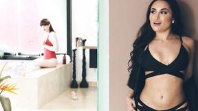 ”TBabe Beautiful Babe Meets Gabriella Paltrova at The Spa”