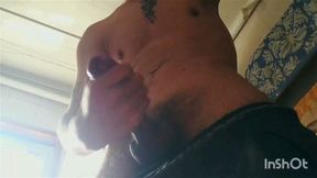 cumshot right on camera