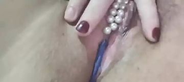 Playing with my pearls