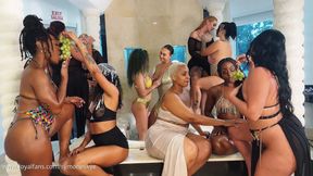 Goddess Orgy 11 Women 1 Tub