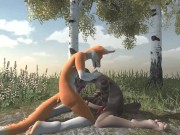 Foxsy pounds Lynx boy
