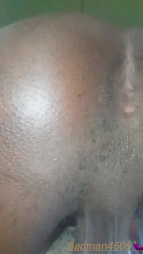 Trans gender man try anal .