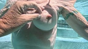 Over/underwater Pool Shots and a Long, Slow-mo Outdoor Shower