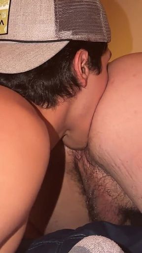 Slurping and Fucking a Fat Ass Raw