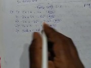 Slove this Algebraic Math Problem [Pornhub]