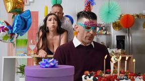 ”BRAZZERS My Hubby's bro fuck my booty on his Birthday! - Chloe Surreal”